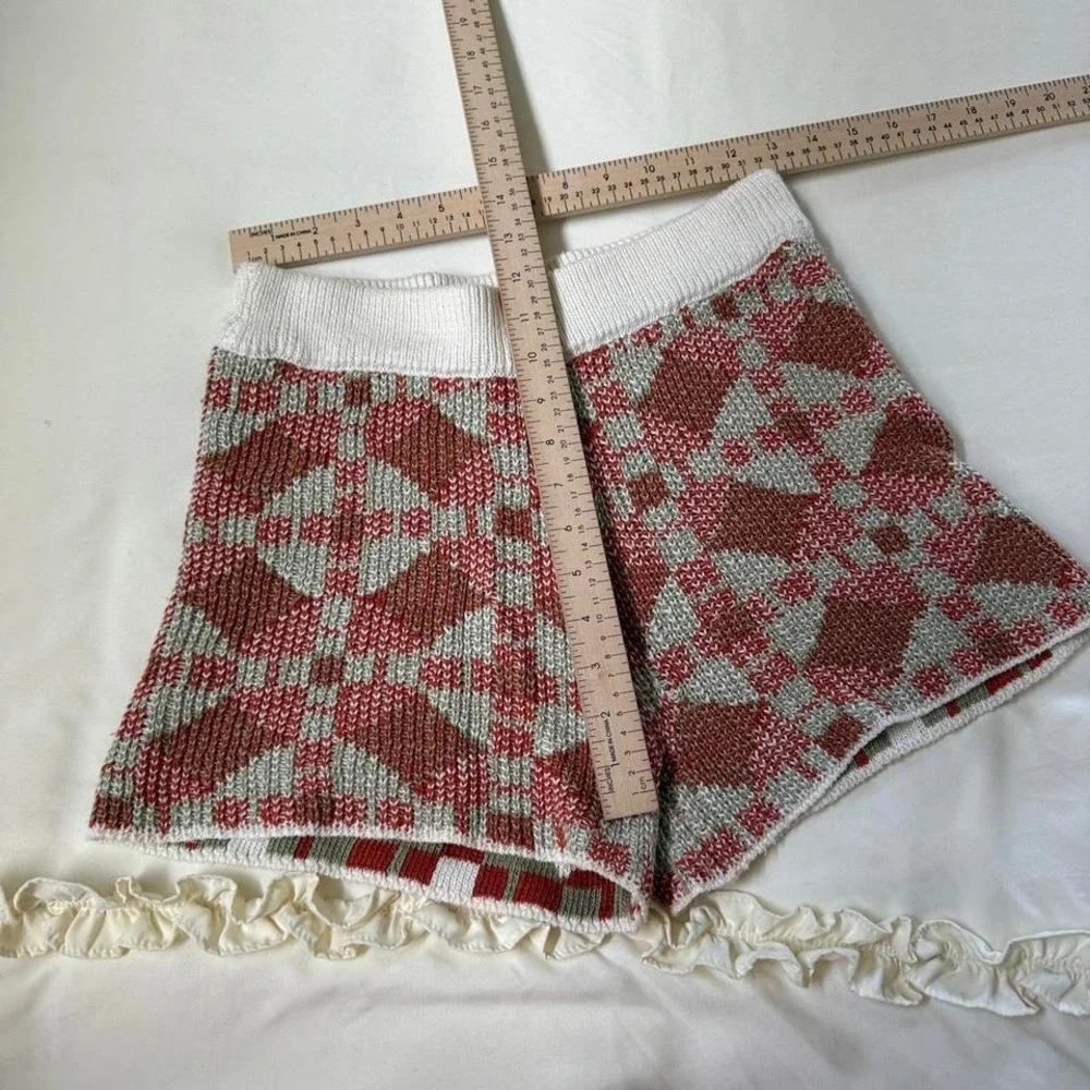 Boho knit shorts  Free‎ people knit shorts size small